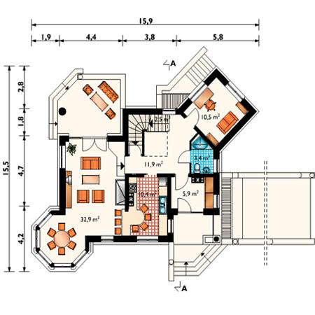 Планировка проекта дома №cp-57-60 cp-57-60_v1_pl1.jpg