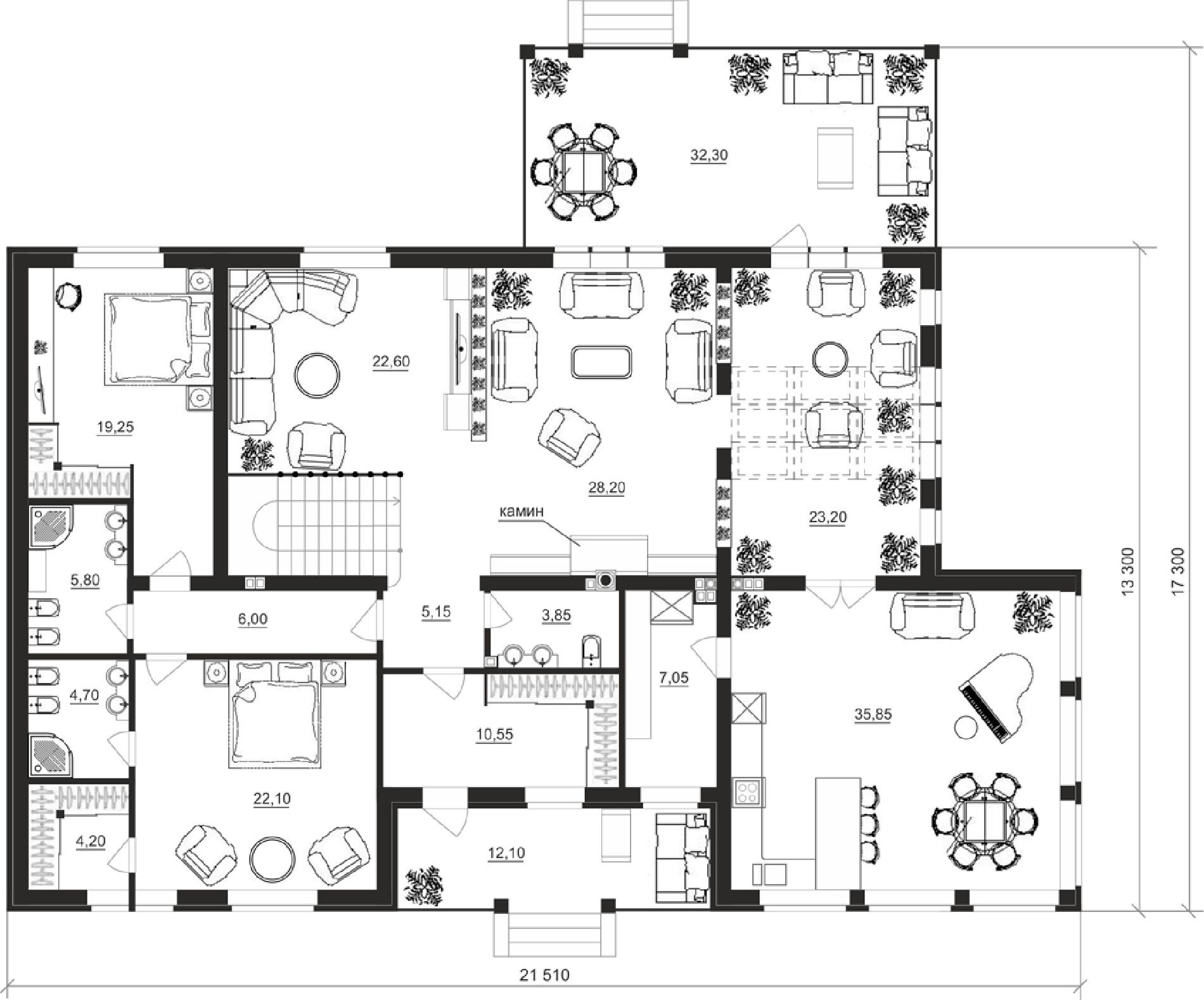 Планировка проекта дома №cp-71-00 cp-71-00_v1_pl1.jpg