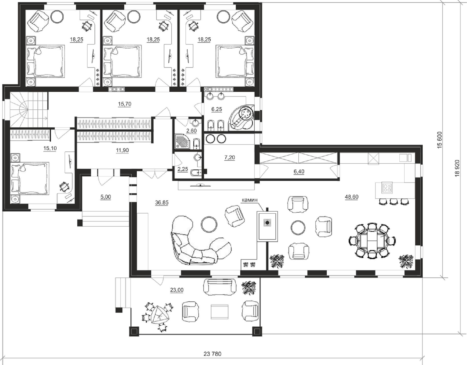 Планировка проекта дома №cp-84-46 cp-84-46_v1_pl1.jpg