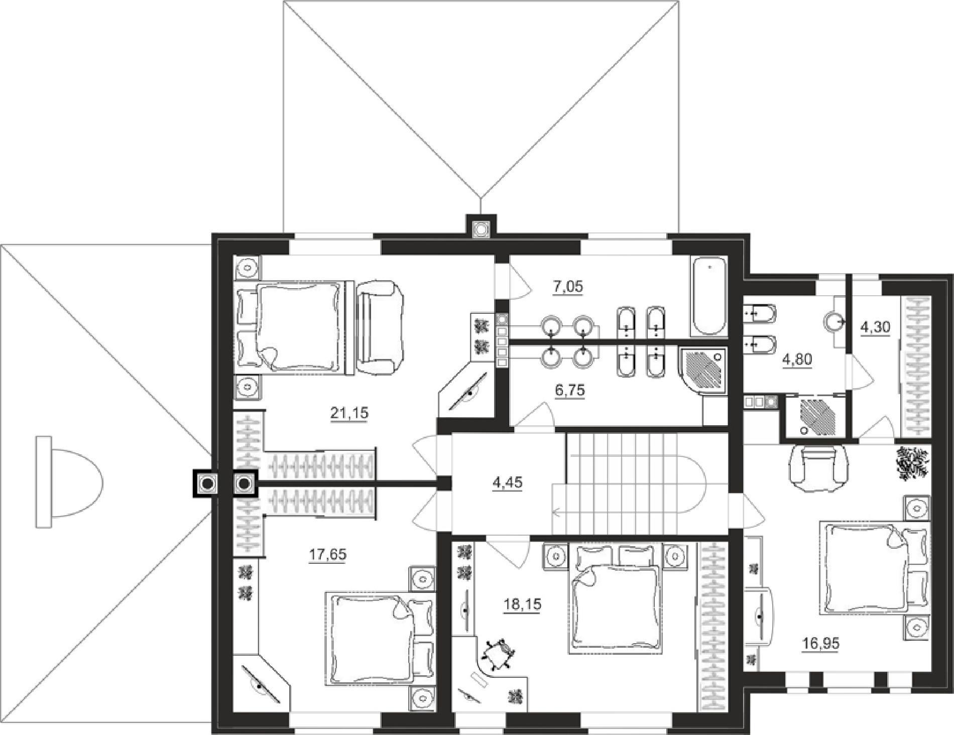 Планировка проекта дома №cp-92-49 cp-92-49_v1_pl1.jpg