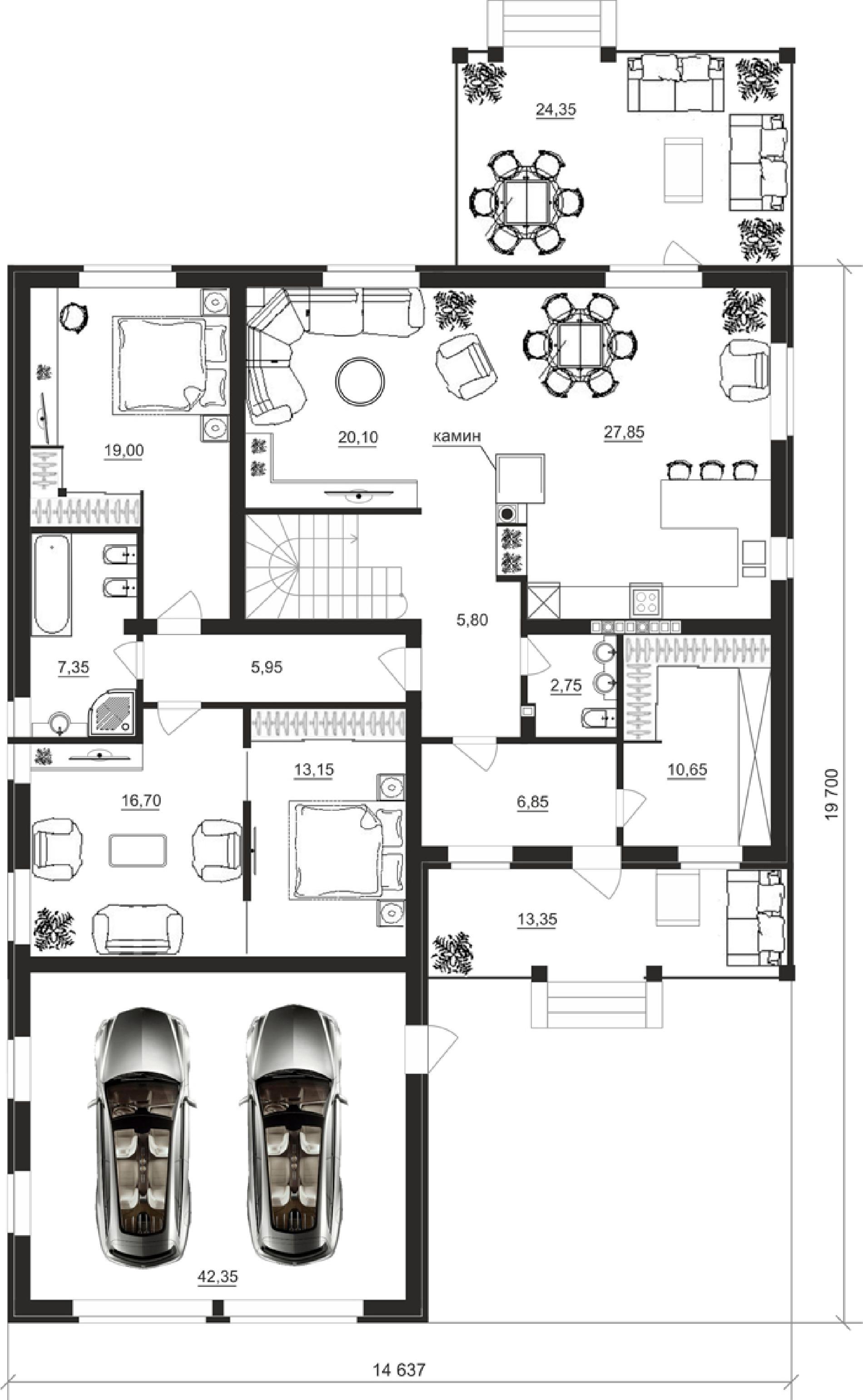 Планировка проекта дома №cp-93-06 cp-93-06_v1_pl1.jpg