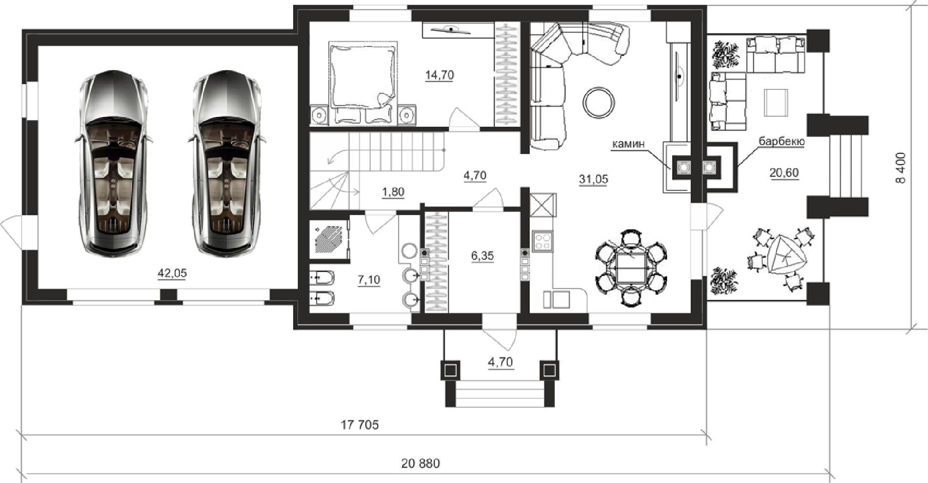 Планировка проекта дома №cp-93-41 cp-93-41_v1_pl1.jpg