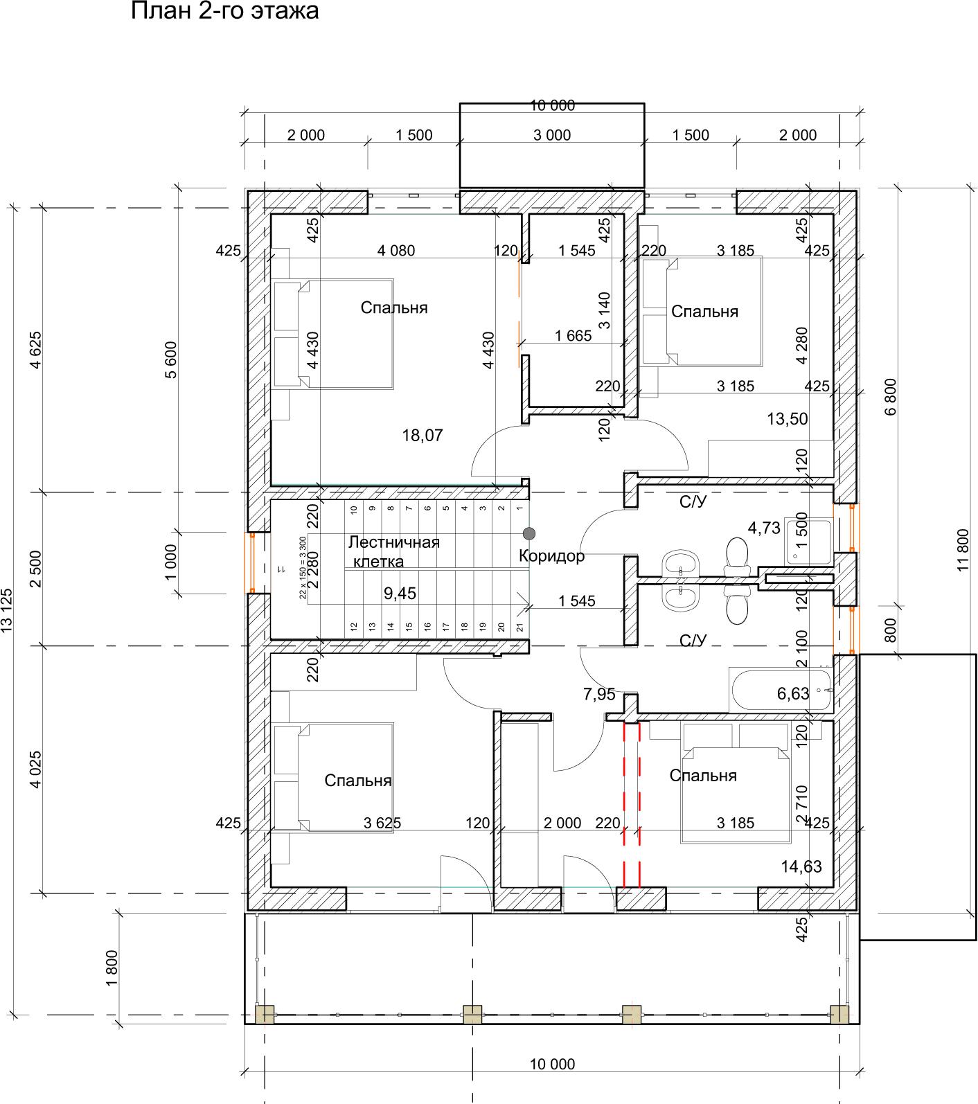 Планировка проекта дома №h-1122 H-1122_p2.webp
