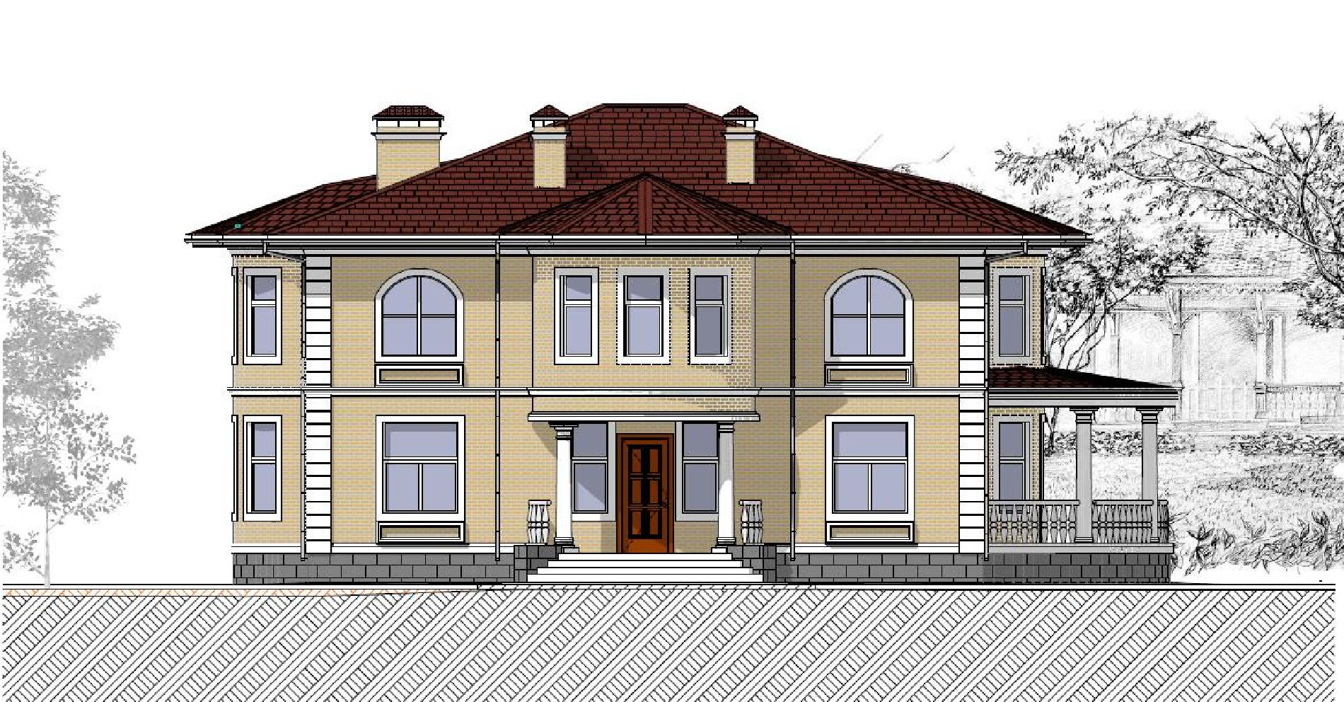 Фасады проекта дома №h-1302 h-1302_f1-min.jpg