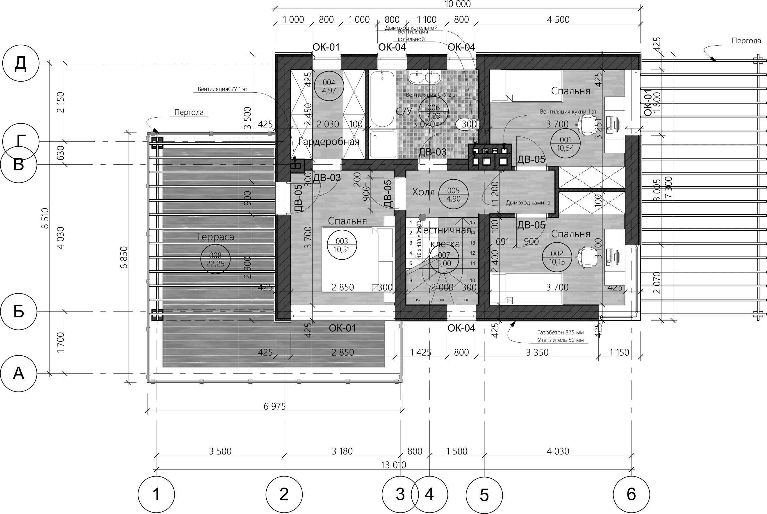 Планировка проекта дома №h-1409 H-1409_p2.webp