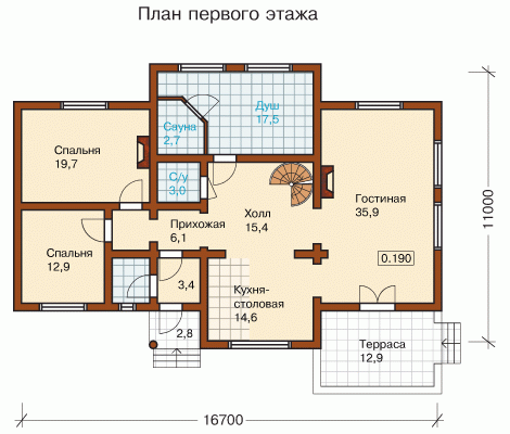 Планировка проекта дома №h-150-1d h-150-1d-p1.gif