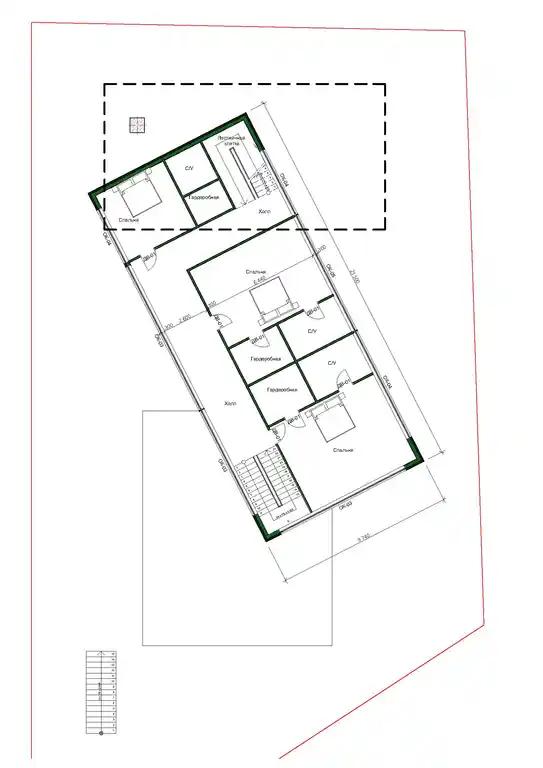 Планировка проекта дома №h-1609 H-1609_p2-proekt-doma-arhion.webp