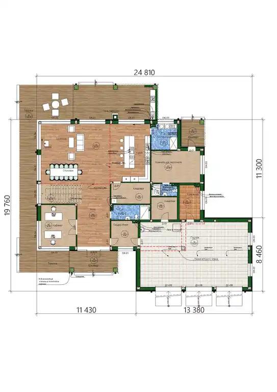 Планировка проекта дома №h-1615 H-1615_p1-proekt-doma-arhion.webp