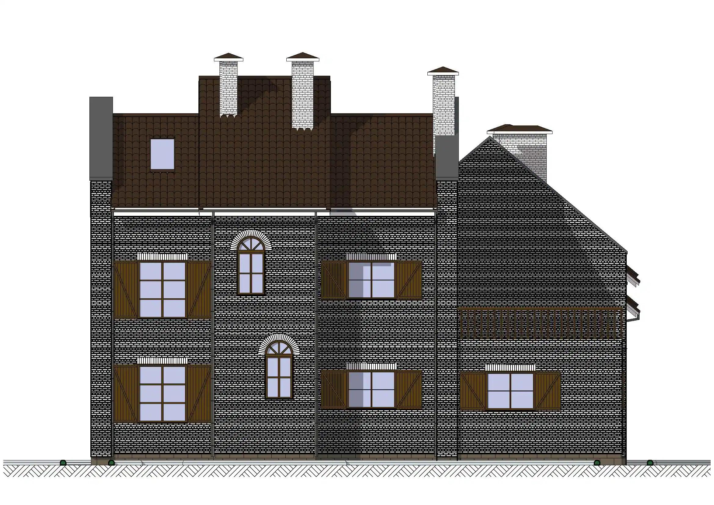 Фасады проекта дома №h-1616 H-1616_f3-result.webp