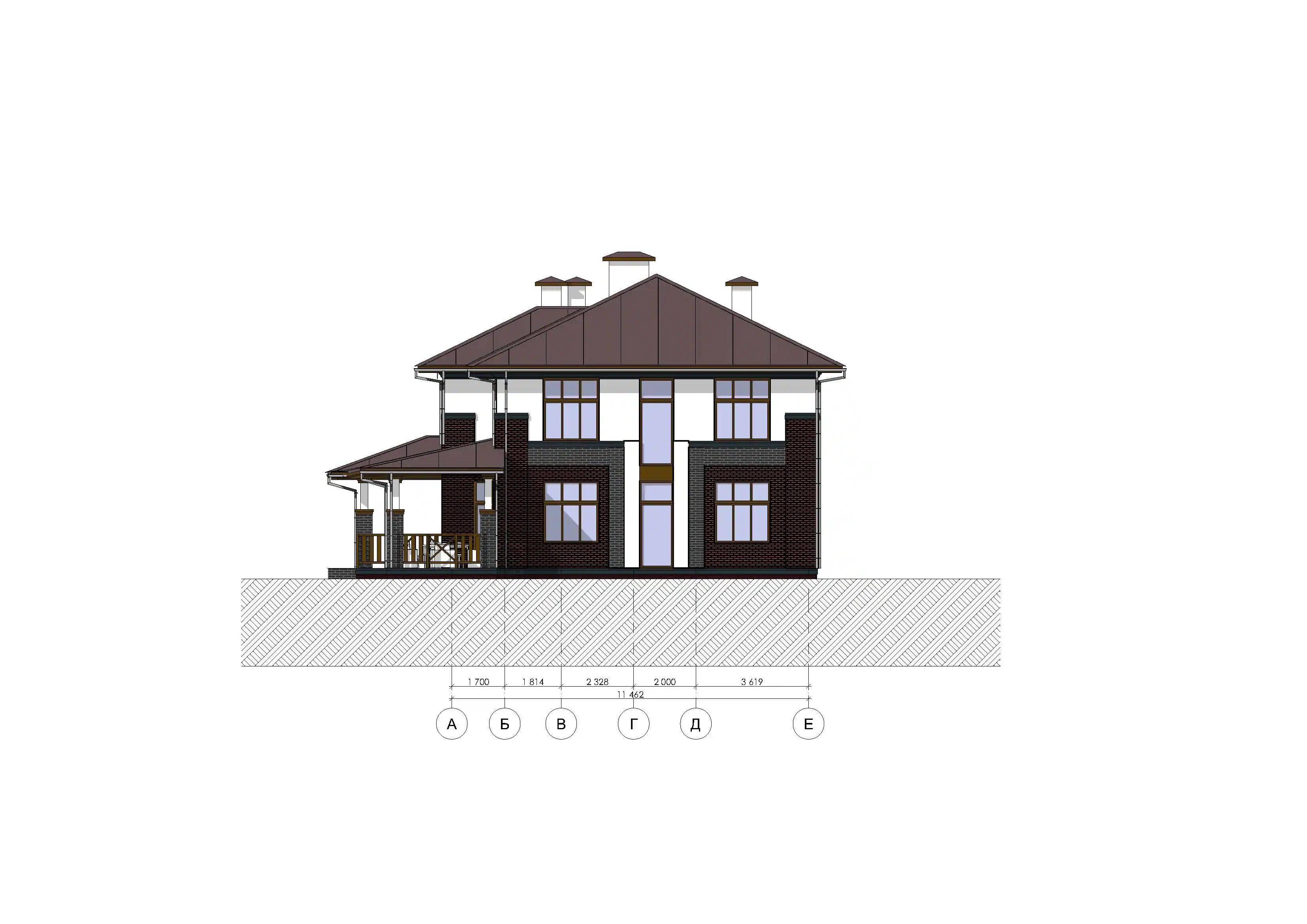 Фасады проекта дома №h-1621 proect-1621_f3_result.webp