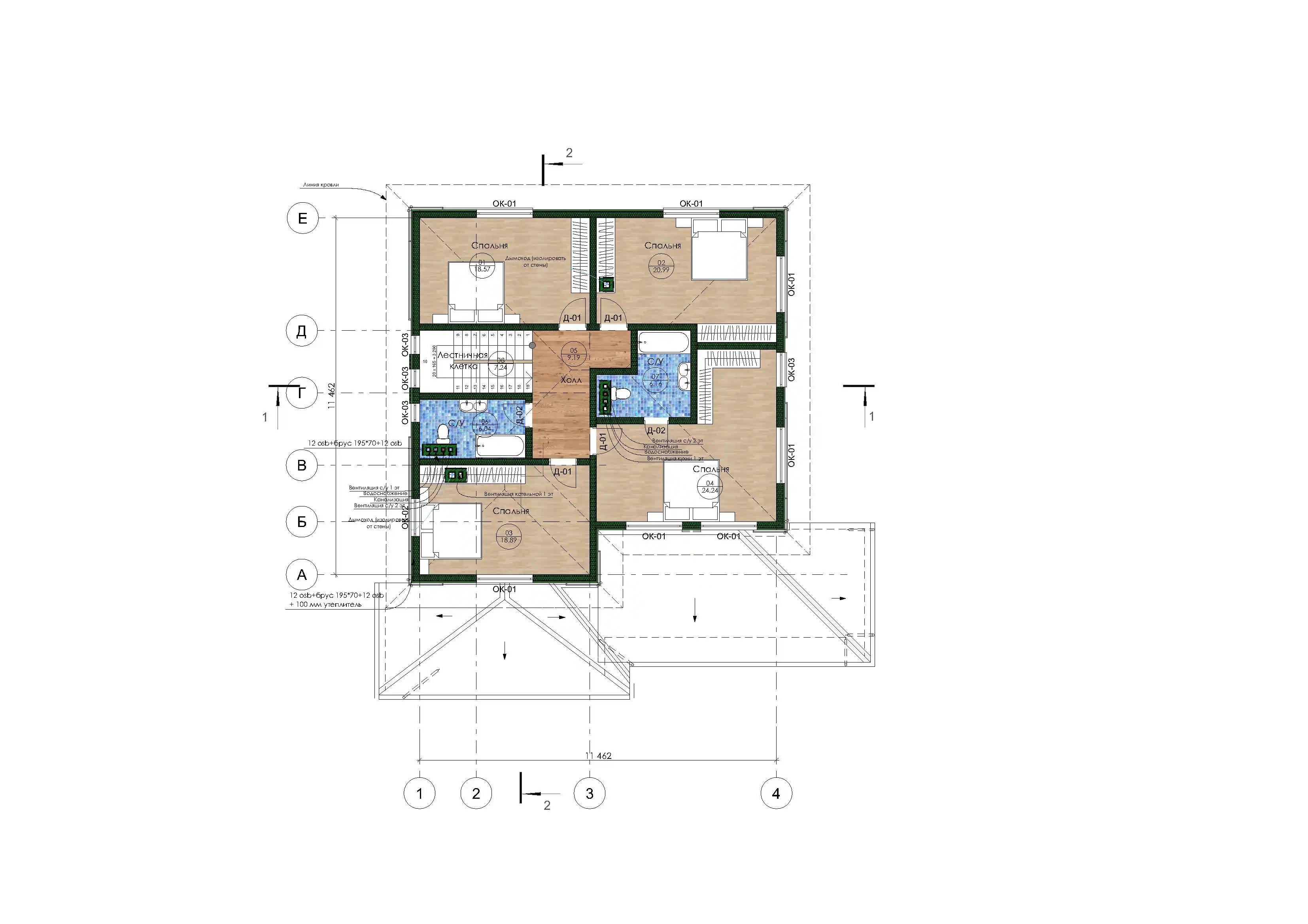 Планировка проекта дома №h-1621 proect-1621_p2_result.webp