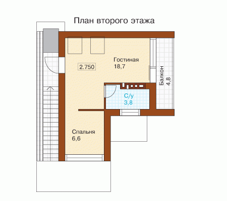 Планировка проекта дома №i-060-1p i-060-1p-p2.gif
