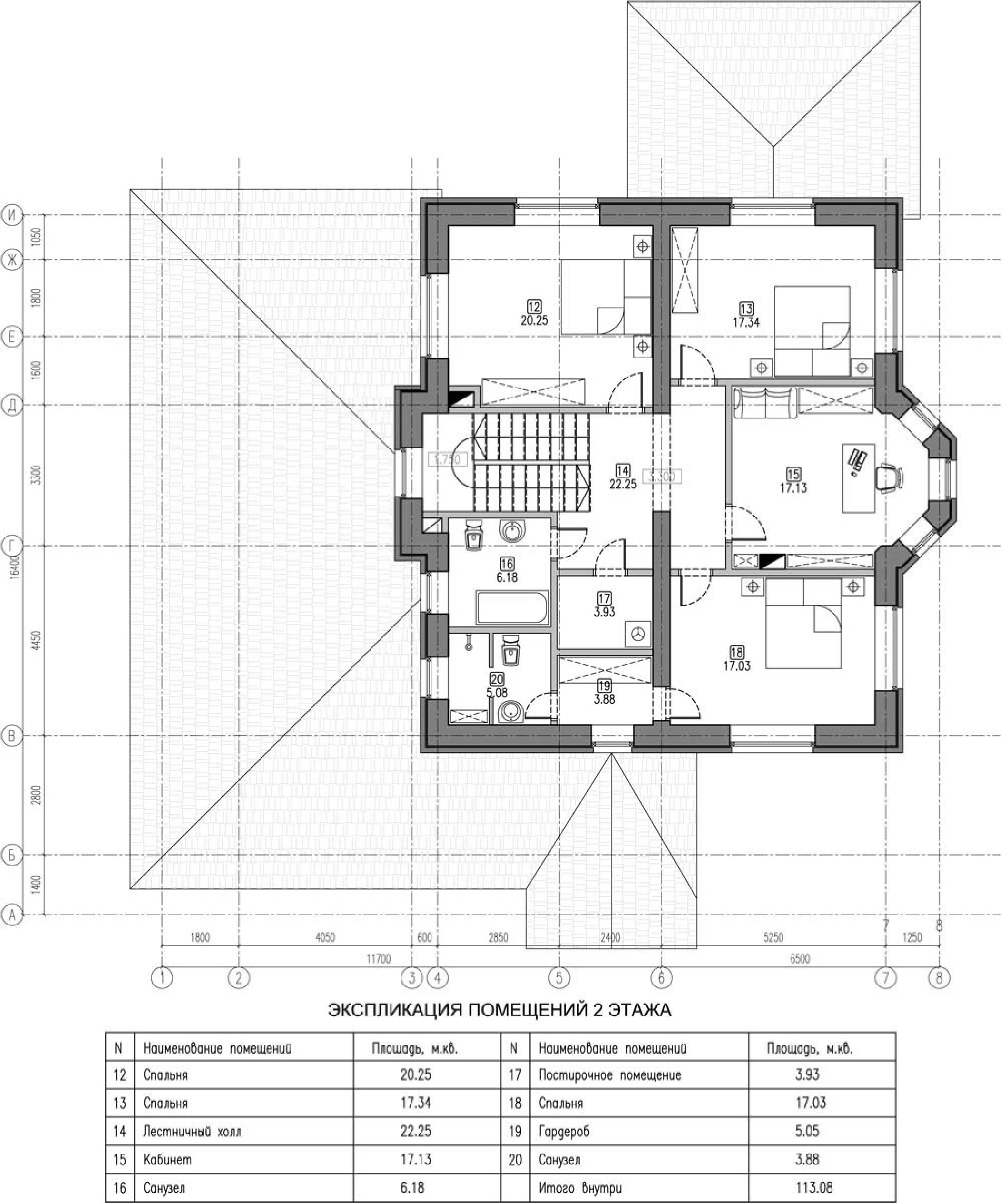 Планировка проекта дома №kr-307 5bbb34049bcbc.jpg