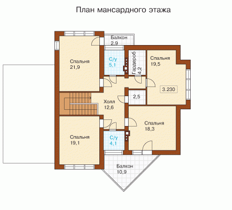 Планировка проекта дома №l-272-1p l-272-1p-p2.gif