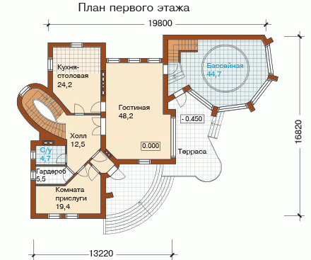 Планировка проекта дома №l-457-1p l-457-1p-p1.gif