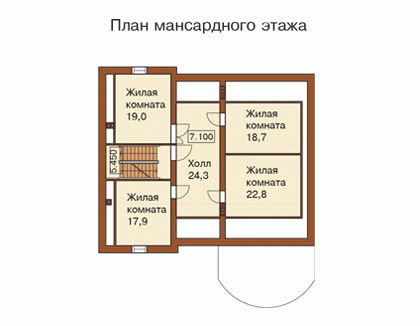 Планировка проекта дома №l-474-1p l-474-1p-p3.gif