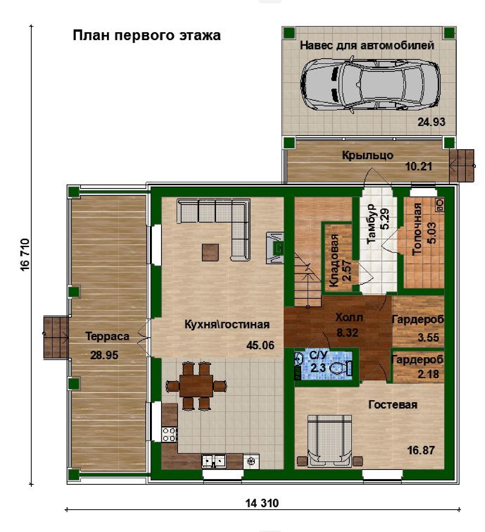 Планировка проекта дома №m-273 m-273_p1.JPG