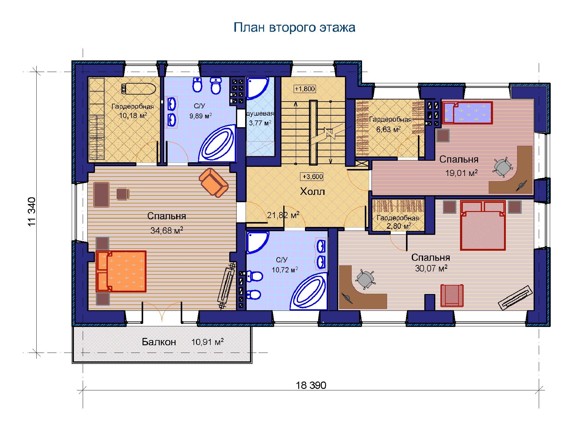 Планировка проекта дома №m-376 376_2.jpg