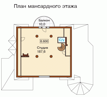 Планировка проекта дома №m-727-1p m-727-1p-p3.gif