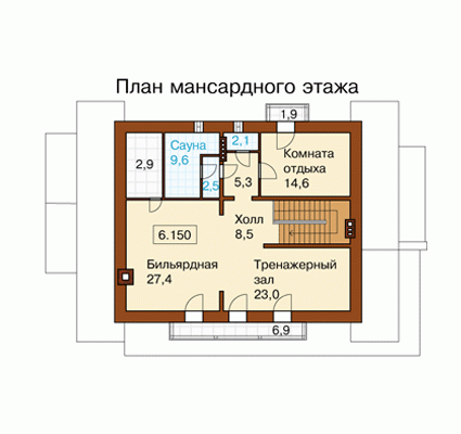 Планировка проекта дома №s-454-1k s-454-1k-p3.gif