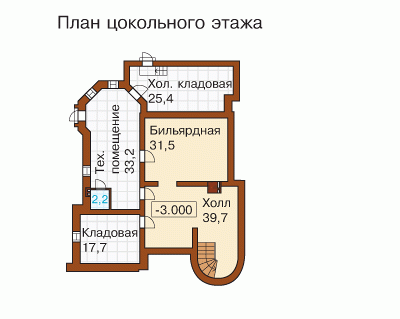 Планировка проекта дома №v-901-1k v-901-1k-p0.gif