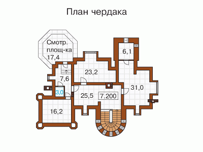 Планировка проекта дома №v-901-1k v-901-1k-p3.gif