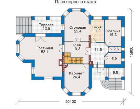 Планировка проекта дома №32-44 32-44_1.jpg