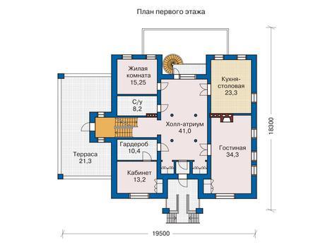 Планировка проекта дома №33-34 33-34_1.jpg