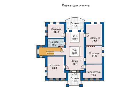 Планировка проекта дома №33-34 33-34_2.jpg