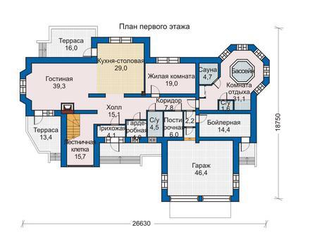 Планировка проекта дома №33-79 33-79_1.jpg