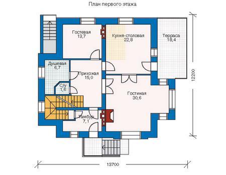 Планировка проекта дома №35-63 35-63_1.jpg