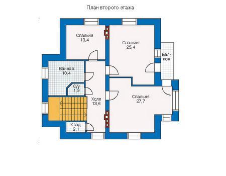 Планировка проекта дома №35-63 35-63_2.jpg