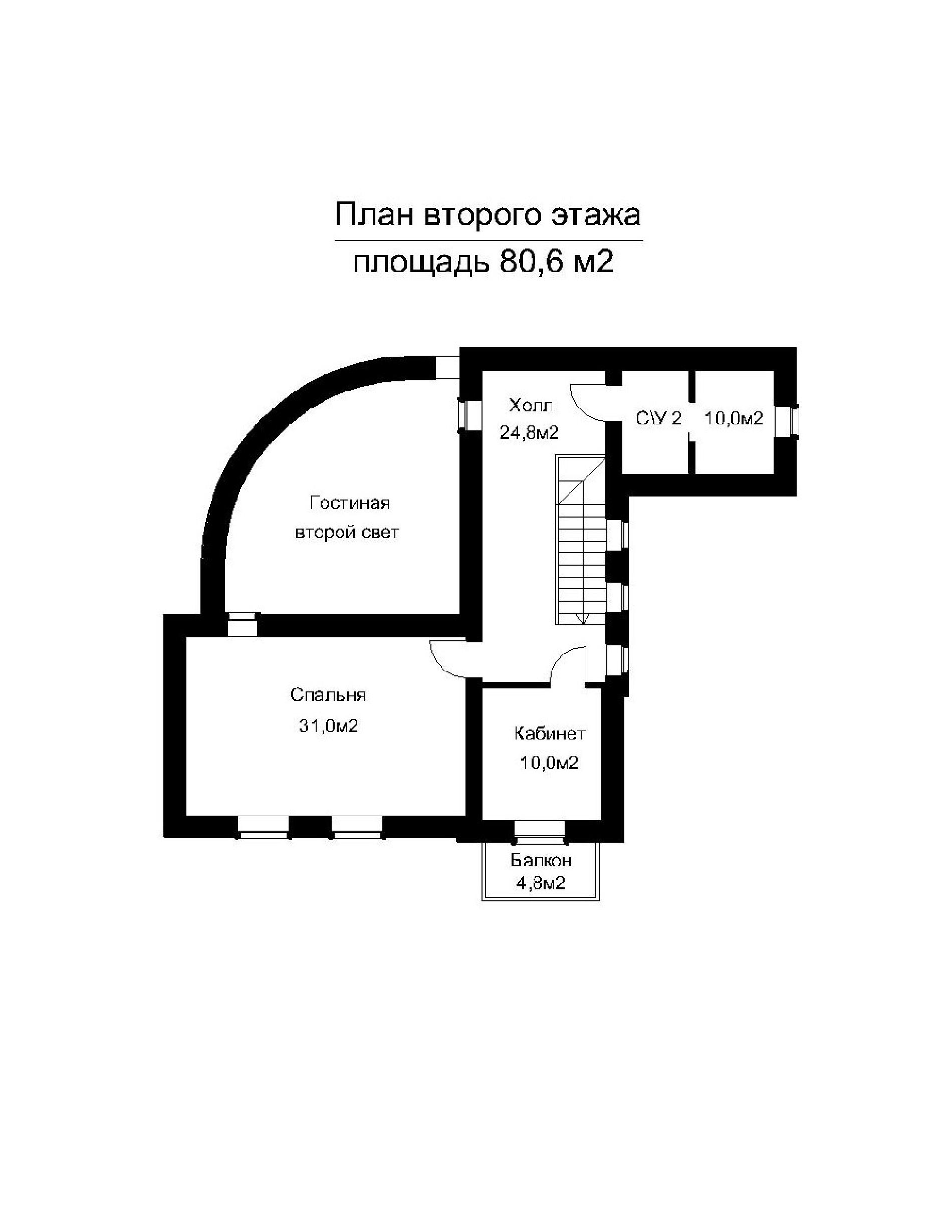 Планировка проекта дома №35-88 35-88_2.jpg