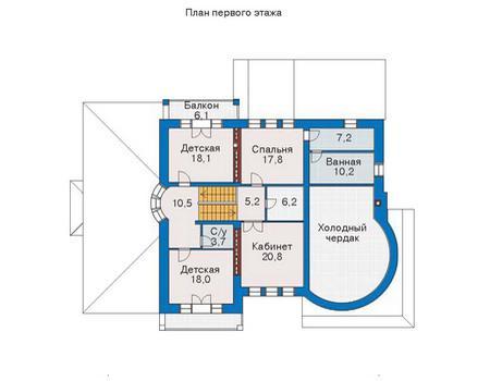 Планировка проекта дома №36-19 36-19_2.jpg