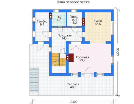 Планировка проекта дома №36-26 36-26_1.jpg