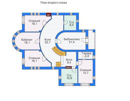 Планировка проекта дома №36-59 36-59_2.jpg