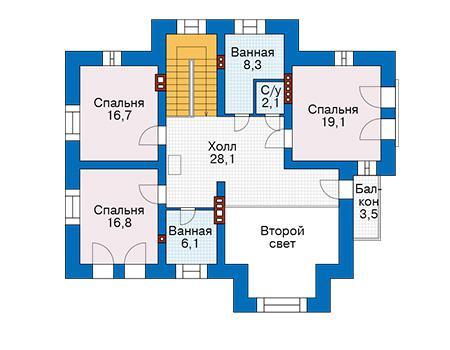 Планировка проекта дома №40-53 40-53_2.jpg