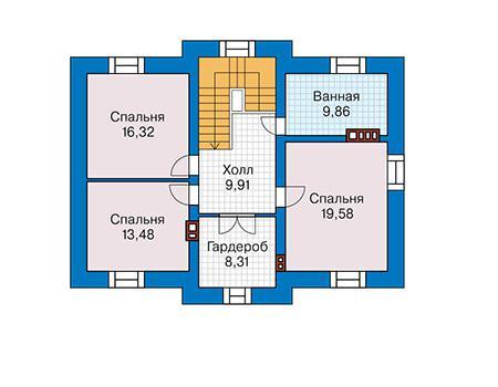 Планировка проекта дома №41-46 41-46_2.jpg