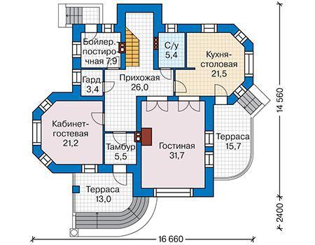 Планировка проекта дома №41-94 41-94_1.jpg