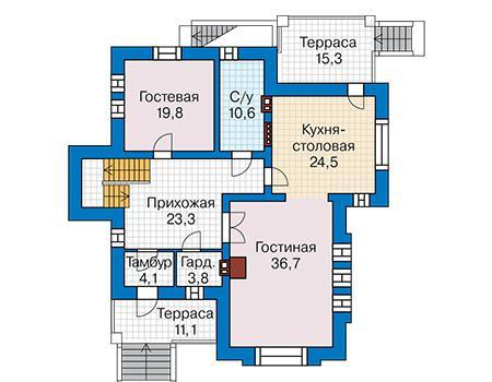 Планировка проекта дома №42-02 42-02_1.jpg