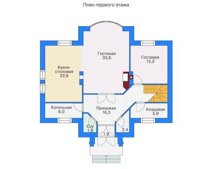 Планировка проекта дома №53-19 53-19_1.jpg