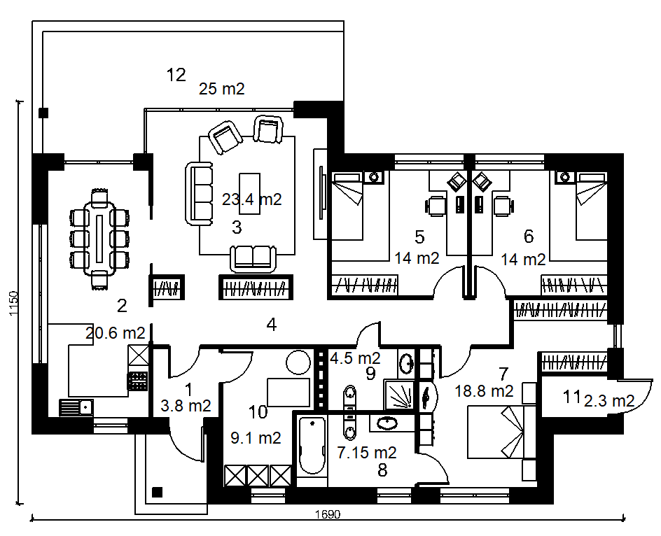 Планировка проекта дома №91-134 91-134_p1-min.png