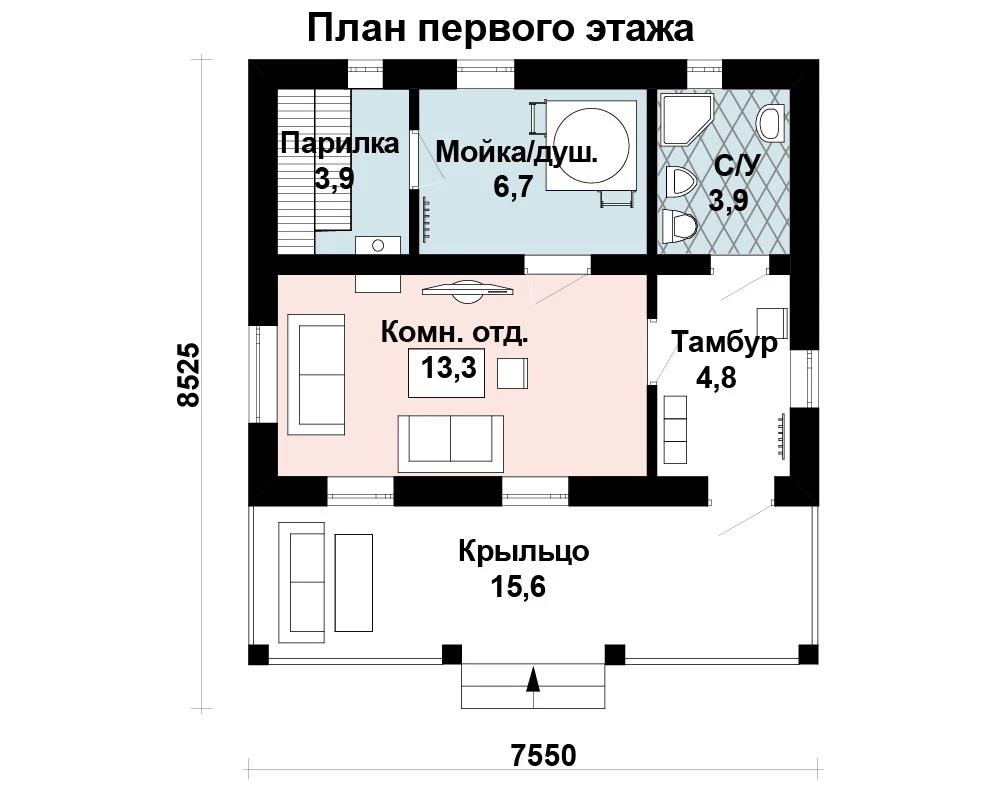 Планировка проекта дома №as-2000-6 as-2000-6_1.webp