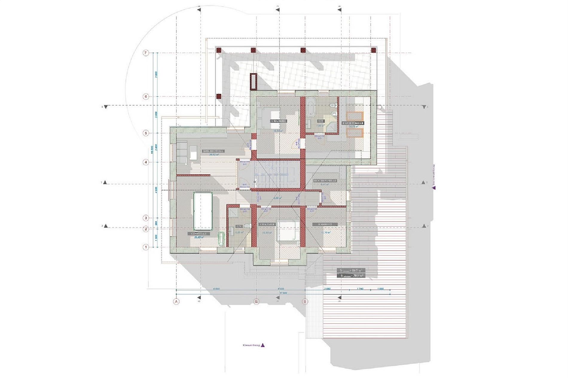 Планировка проекта дома №av-385 av-385_p2.jpg