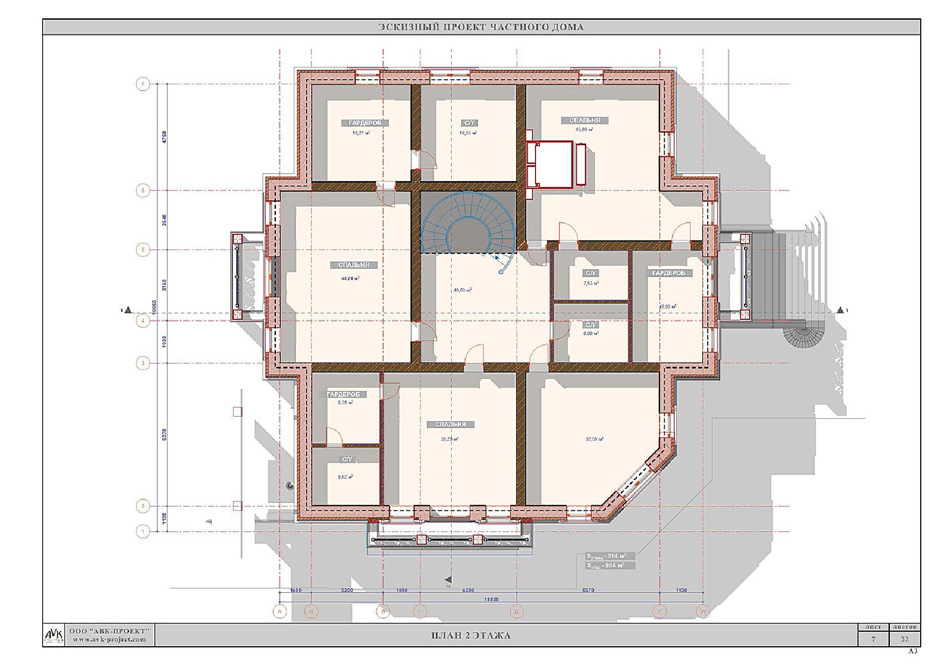 Планировка проекта дома №av-950 11.jpg
