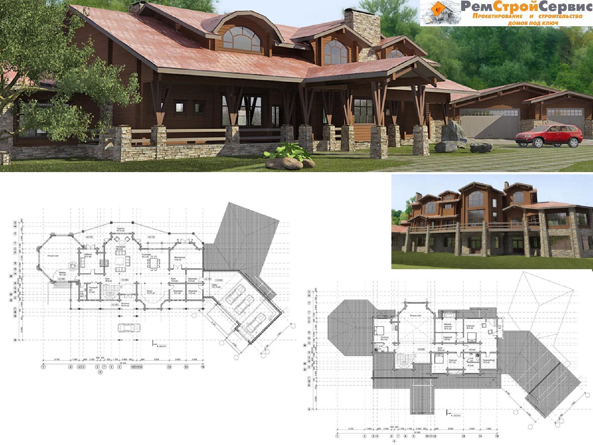 Проект дома 600 кв м Проект дома из блоков: 250 квадратных метров homify House plans mansion, House s