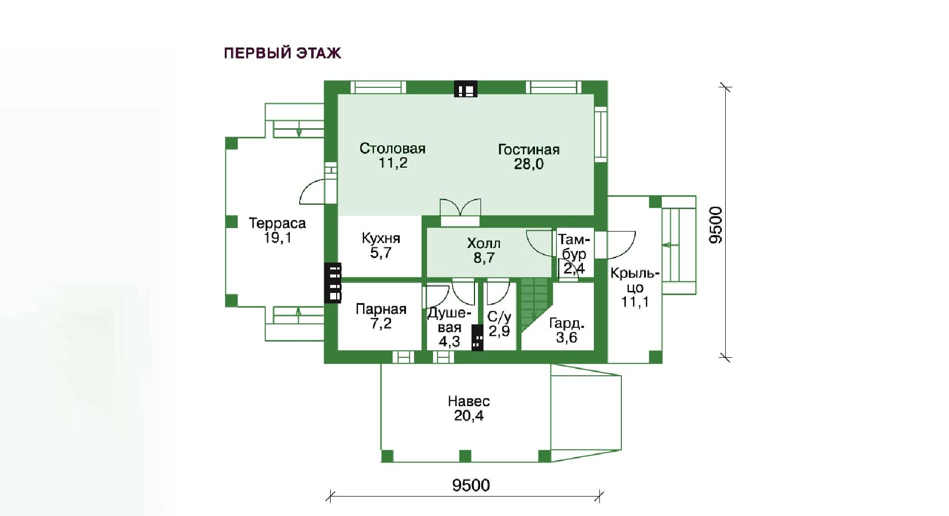 Планировка проекта дома №br-148 br-148_p1.jpg