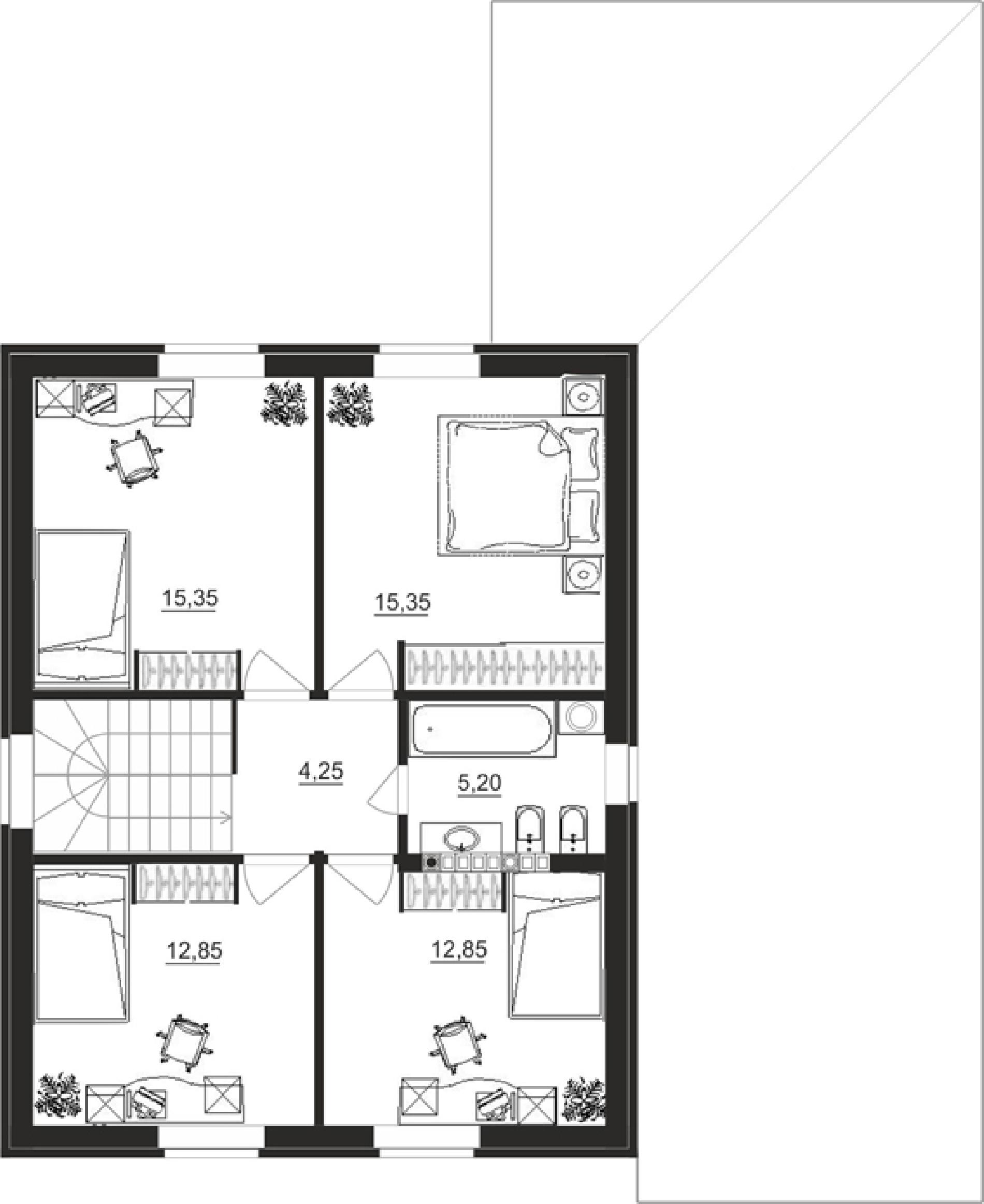 Планировка проекта дома №cp-14-64 cp-14-64_v1_pl2.jpg