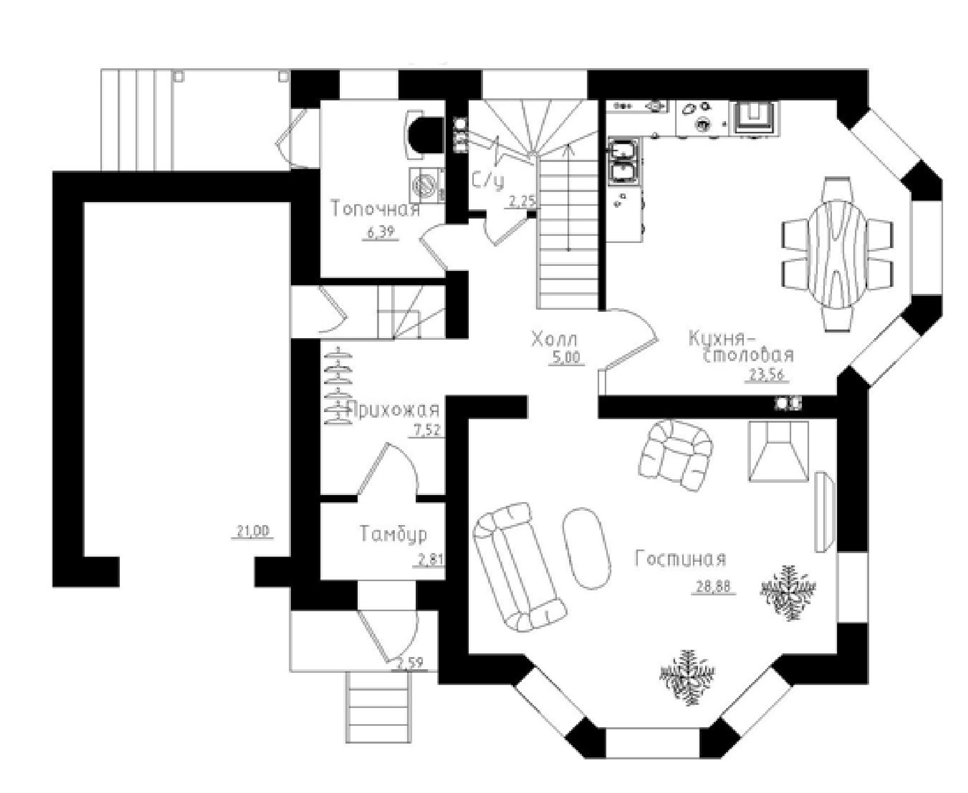 Планировка проекта дома №cp-15-19 cp-15-19_v3_pl0.jpg