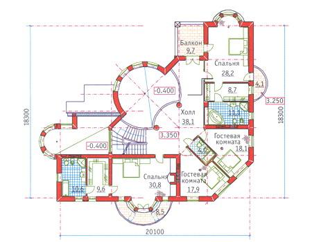 Планировка проекта дома №cp-34-18 cp-34-18_v1_pl1.jpg